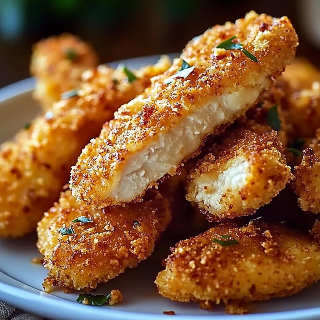 Ofen-Baked Crispy Parmesan Chicken Tenders