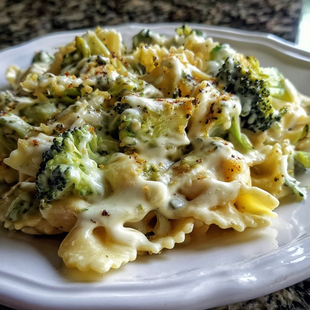 Pasta Mit Brokkoli Und Sahnesauce