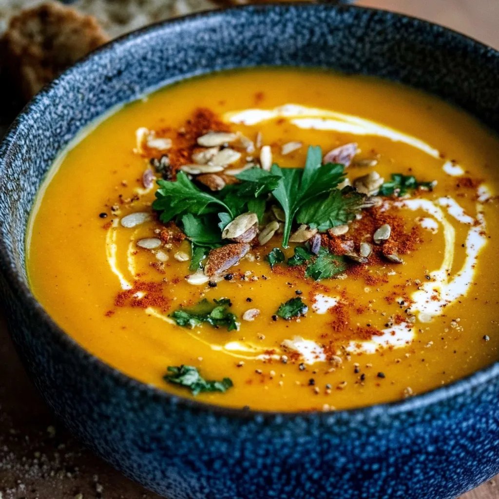 Kürbissuppe mit Kokosmilch