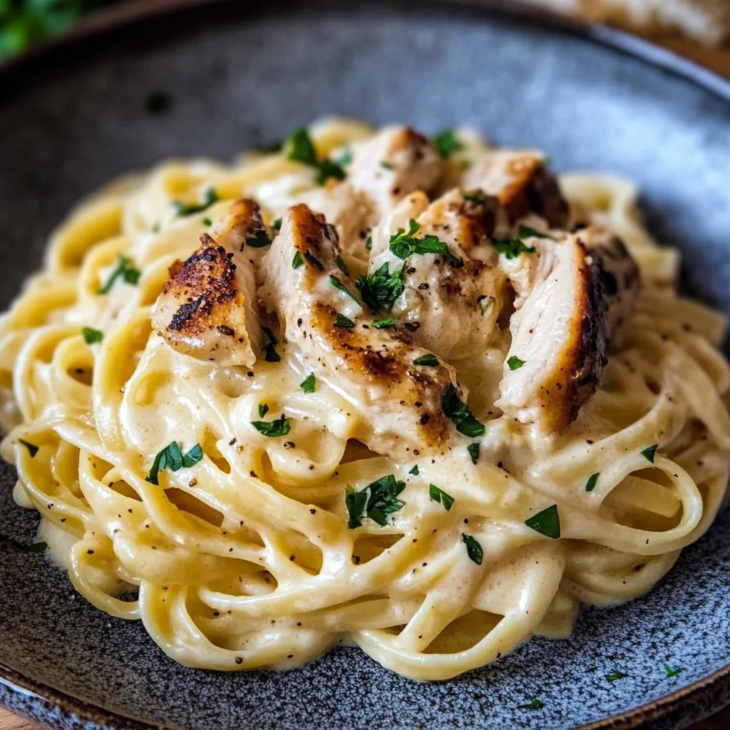 Pasta Chicken Alfredo