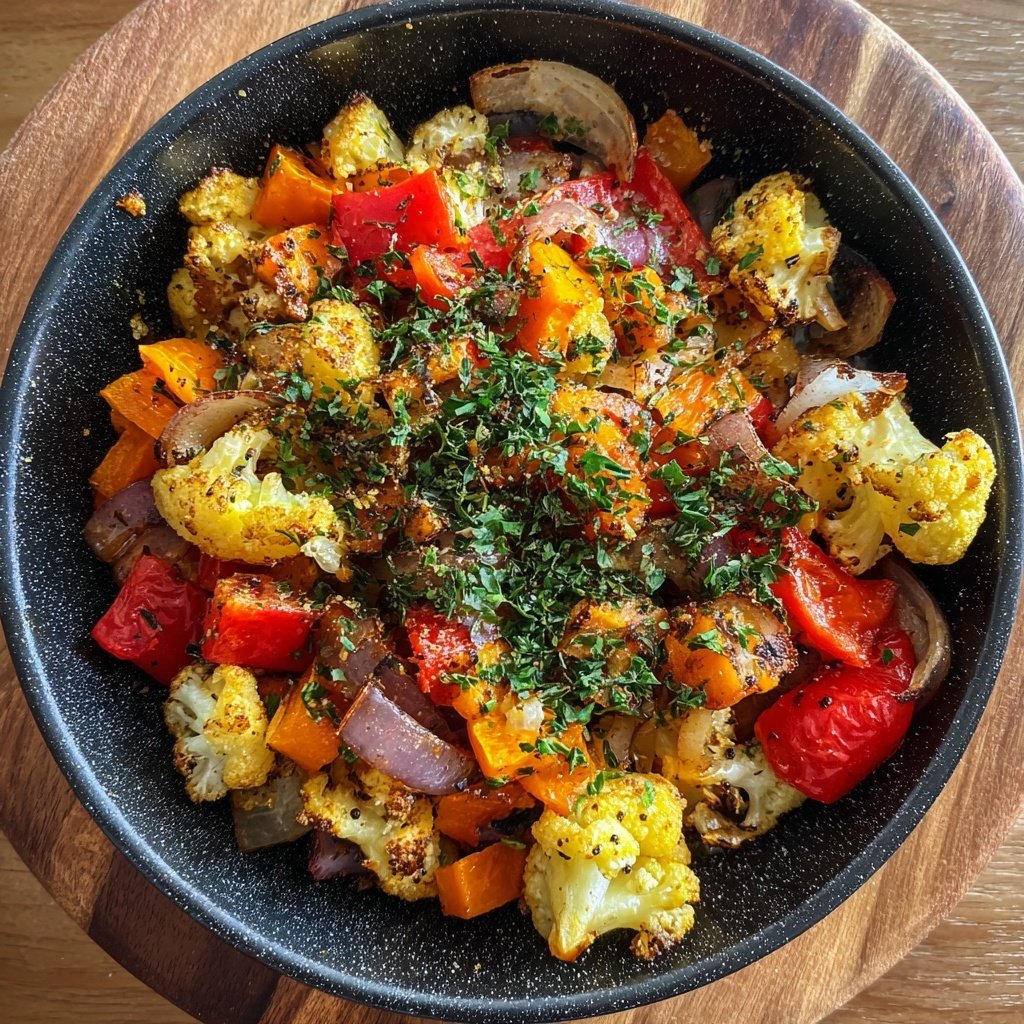 Kalorienarme Ofenpfanne Mit Gemüse