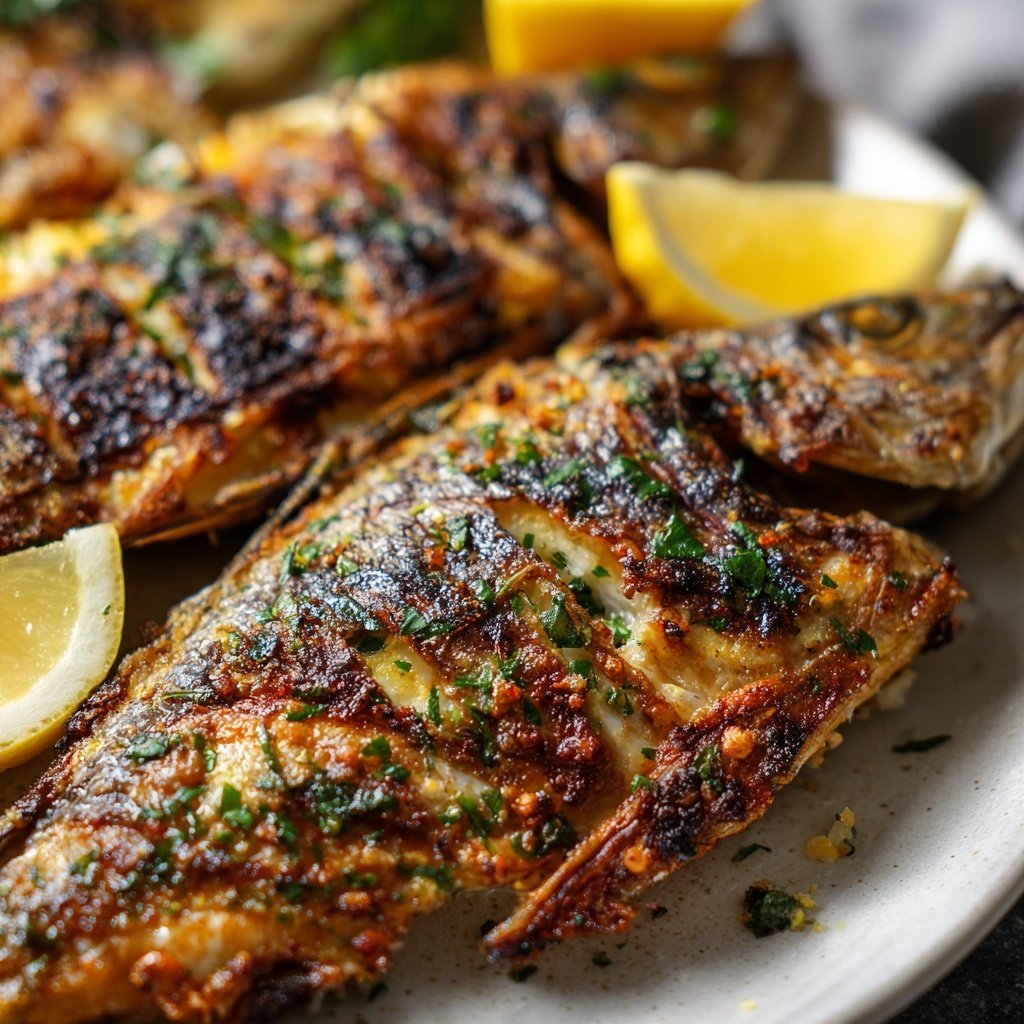 Gesund & Leicht Zitronen-Gegrillter Fisch