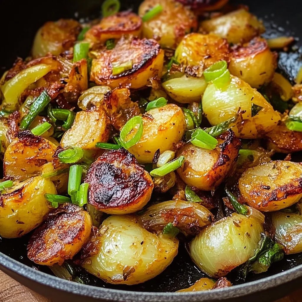 Rosenkohl-Kartoffel-Pfanne