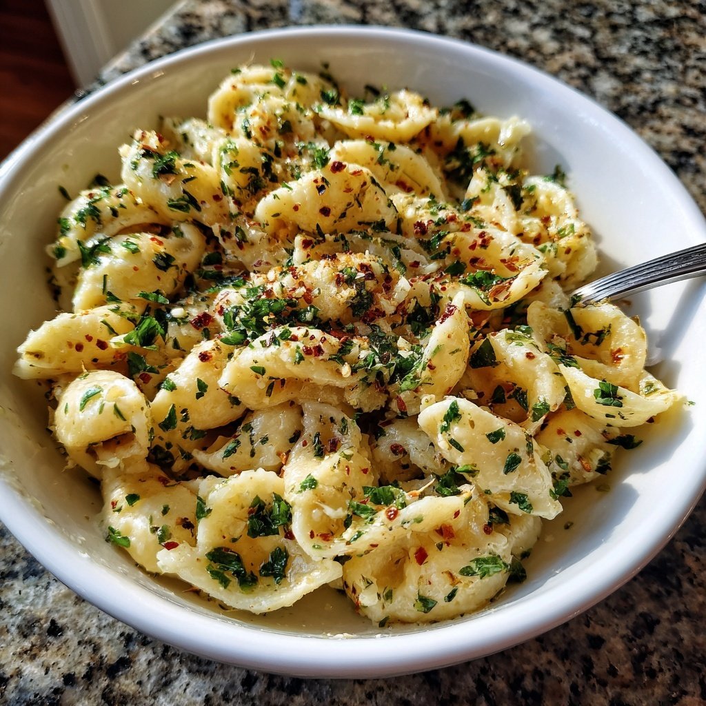 Schnell & Einfach 15-Minuten Knoblauchpasta