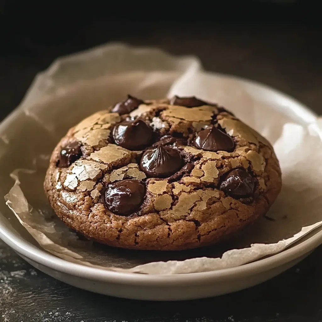 Einzelne Portion Schokoladenkekse ohne Ei