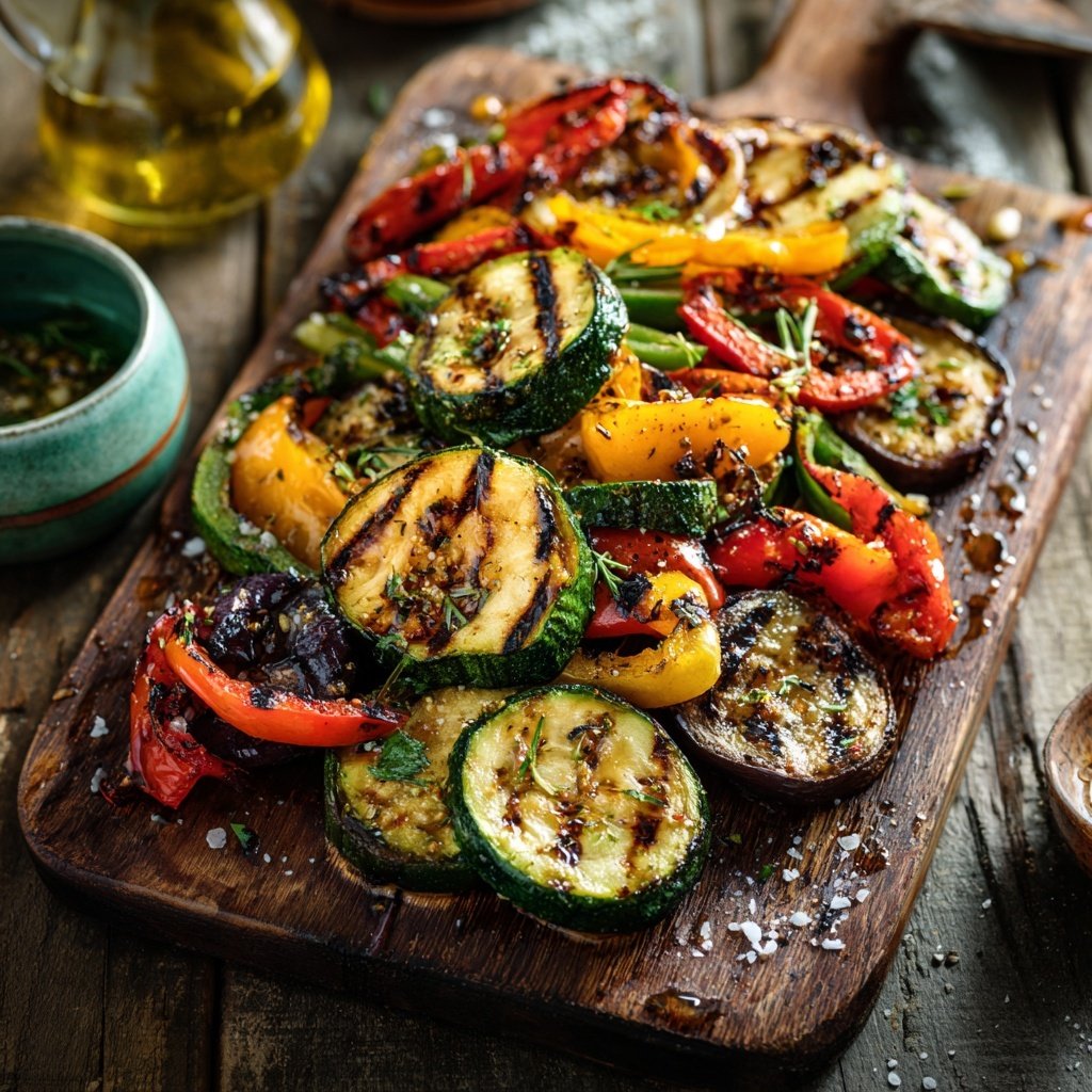 Gegrillte Gemüsepfanne